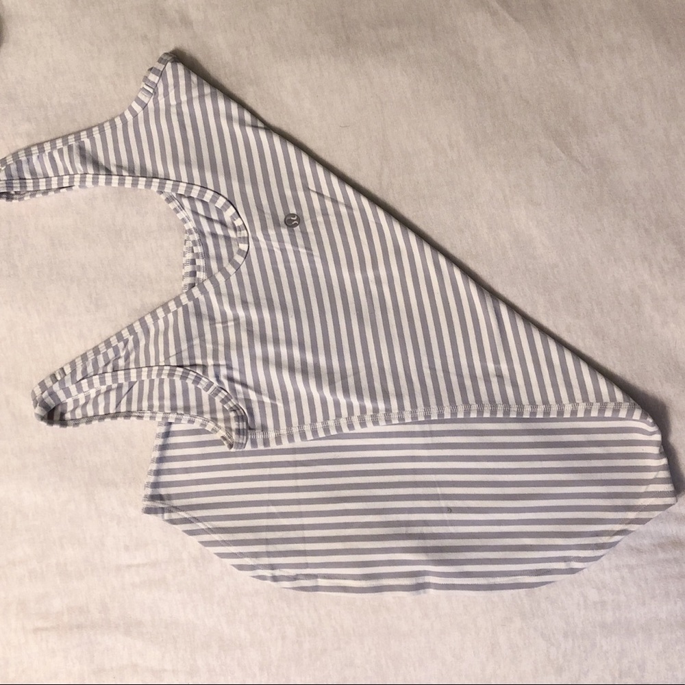 Striped lululemon tank